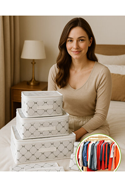 Textia Home 6-Piece Baby Hospital Discharge & In-Cabinet Organizer, Suitcase Organizer Set -Kurdale