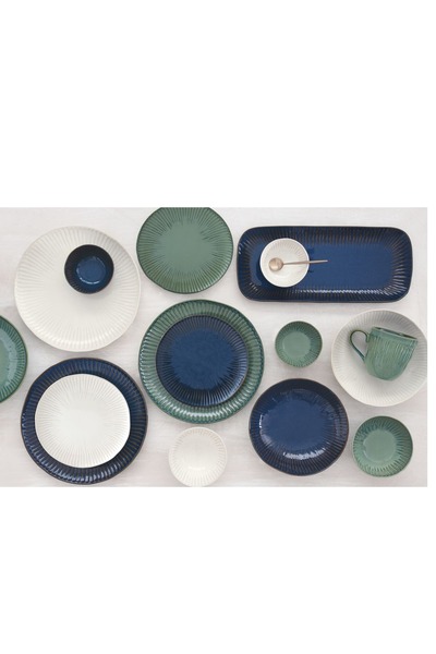 Generic Spa Gallery Dishwasher and Microwave Safe Porcelain Serving Bowl, White, 26 cm