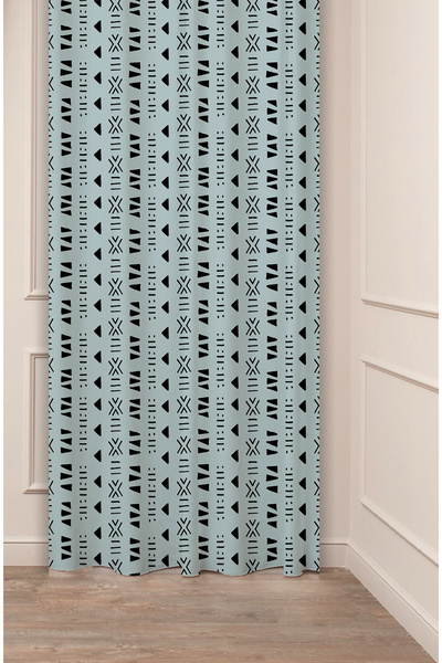 GREENDECOR Patterned Geometric Striped Authentic Special Design Digital Print...