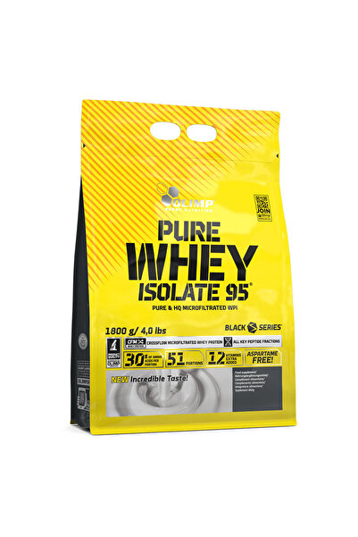 OLIMP SPORT NUTRITION Pure Whey Isolate 95, Vanilla, 4 LB, 30 gm Protein Per Serving