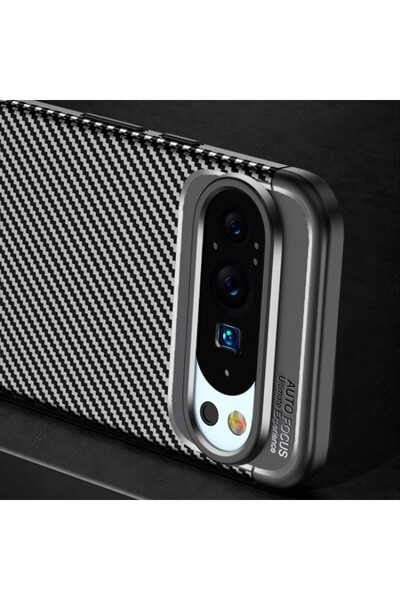 Optim Solution Θήκη RebellionPro Carbon για Google Pixel 10 / 10 Pro, Αντικραδασμική, Μαύρη