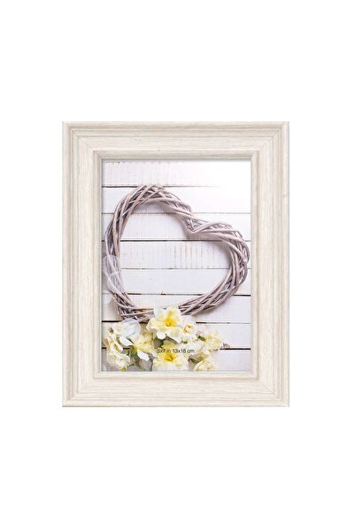SHOPIENS Photo frame 3392-1312T 57, rectangular, 18 x 13 cm, cream, plastic