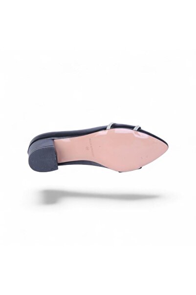 Ayakcenter Pıno2 Black Women's 7cm Heeled Shoes
