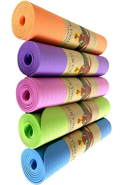 ZAAPPY سجادة يوغا مموهة صديقة للبيئة، بسمك 6 مم | سجادة تمارين رياضية خفيفة ا...