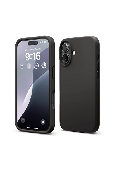 Optim Solution Husa Protectie Smooth Silicon Microfibra pentru Apple iPhone 1...