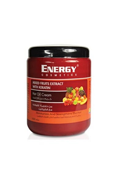 Energy Cosmetics Keratin Hot Oil Hair Cream | Mixed Fruits | 1000 Ml