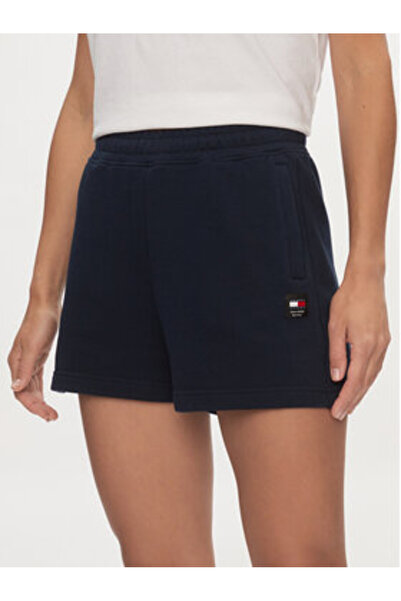 Tommy Jeans Pantaloni scurți sport pentru femei DW0DW17772 albaștri