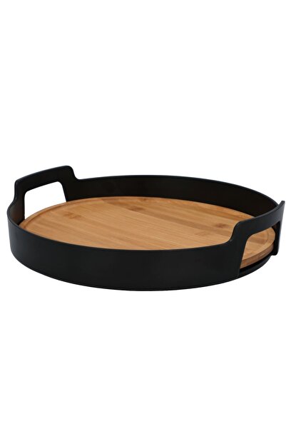 Felli Serving tray with round bamboo board