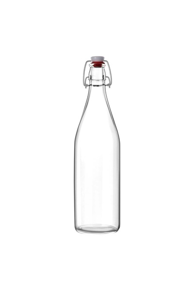 Bien Servi 1 liter glass bottle with cap