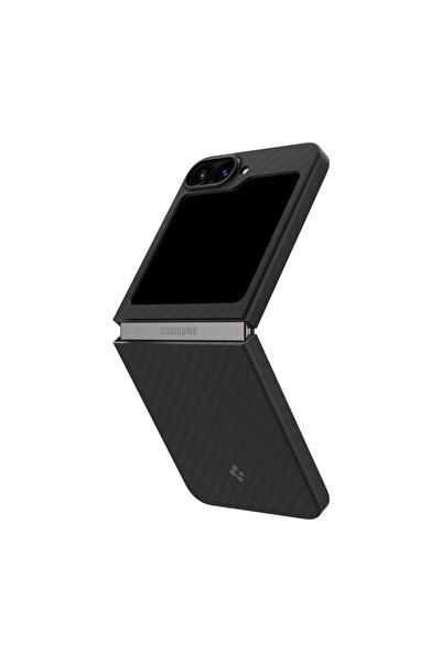 Optim Solution Husa Aramid pentru Samsung Galaxy Z Flip6 / Flip 6, Carbon Fib...