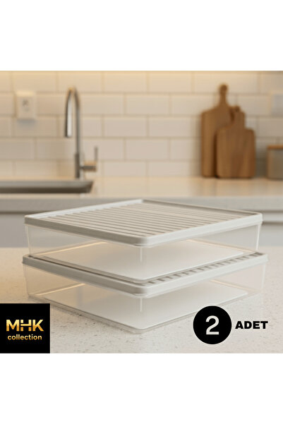 MHK Collection Large Size Storage Container Set with Lid – 2.8 Lt