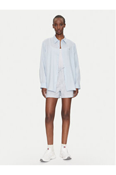 Tommy Jeans Pantaloni scurți din material textil pentru femei DW0DW20360 Mult...