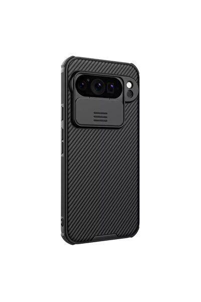 Optim Solution Husa Spate Lens Cover pentru Google Pixel 9 Pro XL, Functie Magnetica, Camshield Negru