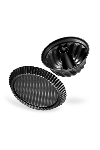 Cake King طقم أدوات خبز مكون من قطعتين باللون الأسود