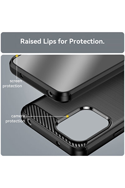 Optim Solution Θήκη TPU για Apple iPhone 8 Plus, Carbon, Μαύρη