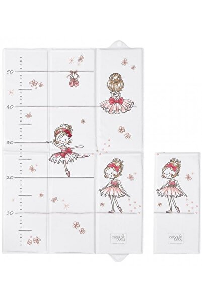 Ceba Baby Foldable changing mat, ideal for travel, 60x40 cm, Ballerina