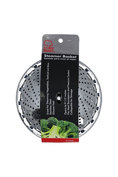 Chef Craft Classic Silver 9.5" Steamer Basket