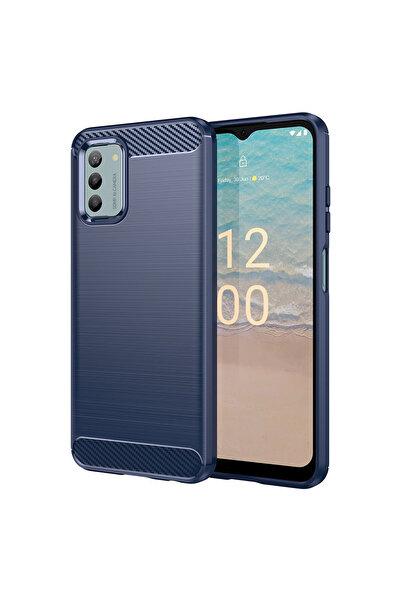 Optim Solution Husa Carbon Resistance pentru Nokia G42, Anti-Soc, Albastru