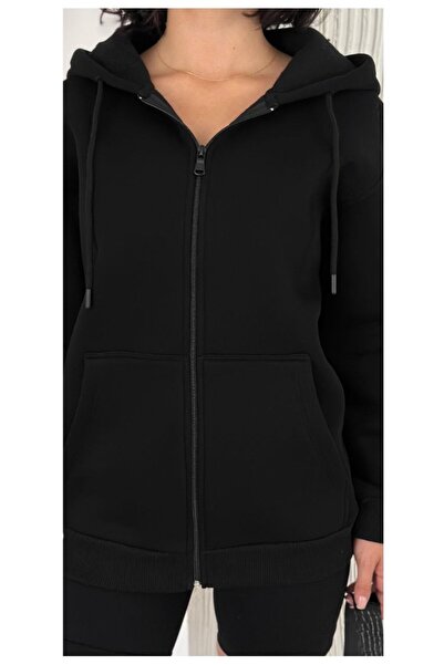 Sum ZIPPERED Hooded Cardigan