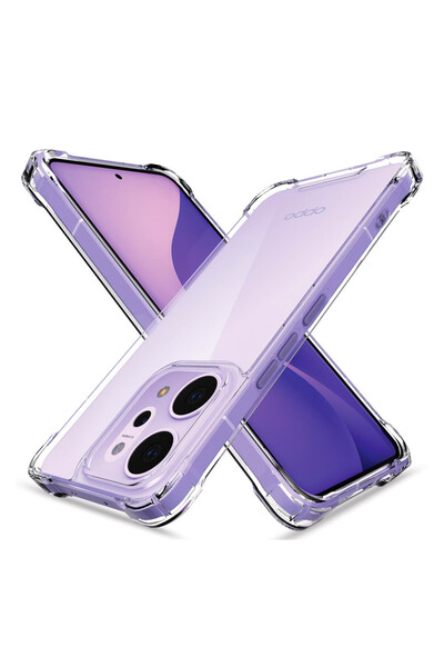 Optim Solution Husa Top-Grade AntiShock pentru Oppo Reno14 Pro, Transparent