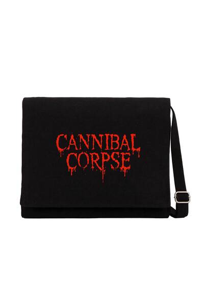 CrowsGate Τσάντα αγγελιοφόρου από μαύρο καμβά Cannibal Corpse