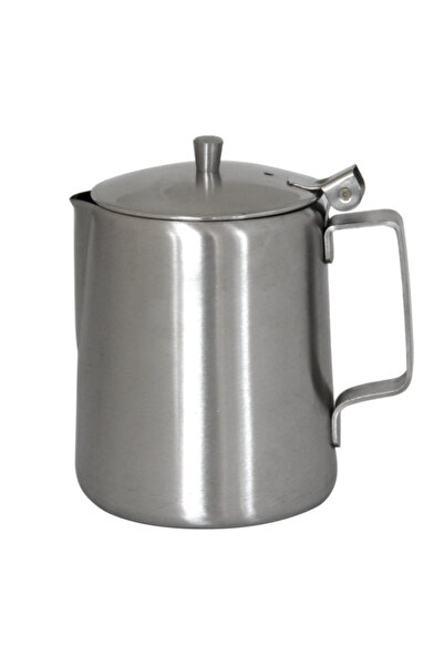 Raki Stainless steel coffee serving mug with conical lid 900ml