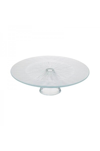 Secret de Gourmet Platou de sticlă cu picior, Elise, 28 cm