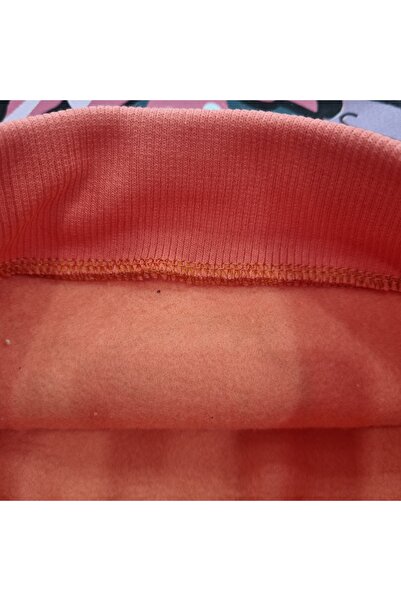 Uğur bebe Explore the Magical World of Coral Color Kuromi – Kuromi Patterned Girls' Tracksuit Set with Hoodie