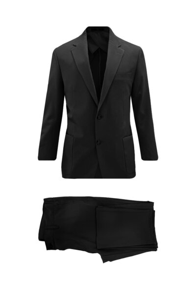 Uki SİYAH Comfort Fit 6 Drop Takım Elbise