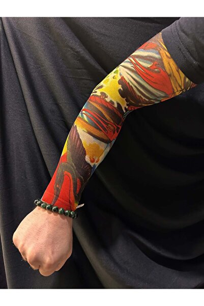 Go İthalat Çorap Dövme Giyilebilir Kol Bacak Dövmesi Likralı 2 Adet Model 25 ...