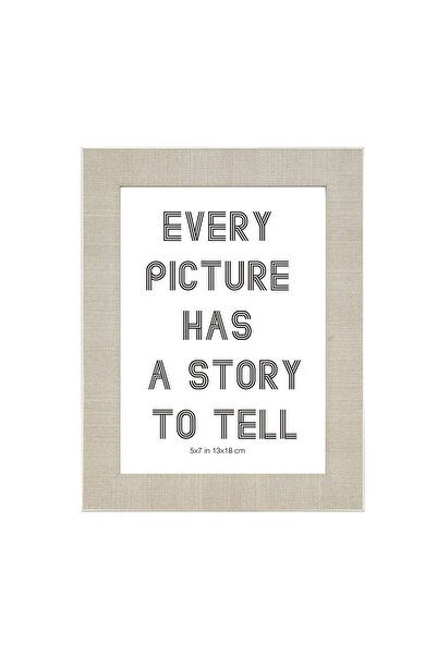 SHOPIENS Rama foto 602-K-1316 57, dreptunghiulara, 18 x 13 cm, crem, plastic