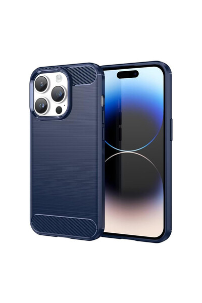 Optim Solution Husa Carbon Resistance pentru Apple iPhone 14 Pro, Anti-Soc, A...