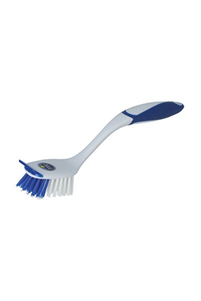 dawn White and Blue Square Head Kitchen Brush