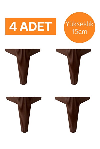 HOMDEP Kanepe Koltuk Tv Ünitesi Konsol Yükseltme Nefes Model Plastik Ayak Cev...