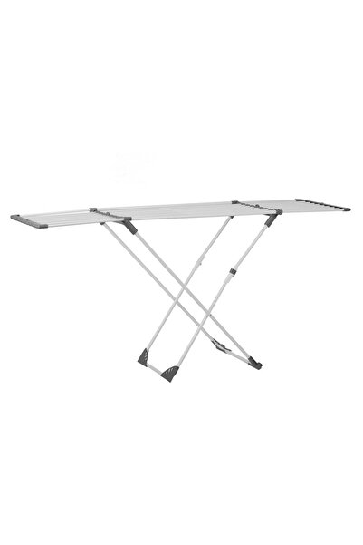 DacEnergy Uscator de rufe , metalic, cu roti, telescopic, pliabil, 190x95x56 cm, gri