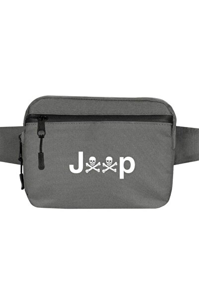 CrowsGate حقيبة خصر جيب سكول باللون الرمادي