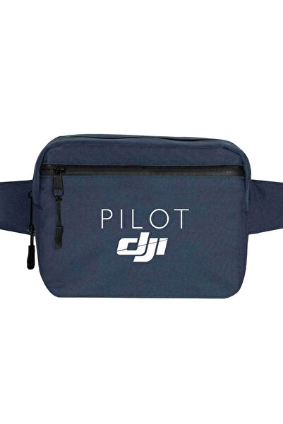 CrowsGate Dj Pilot Waist Bag Navy Blue Color