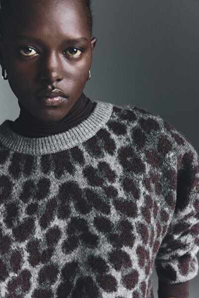 H&M Jakarlı Triko Kazak