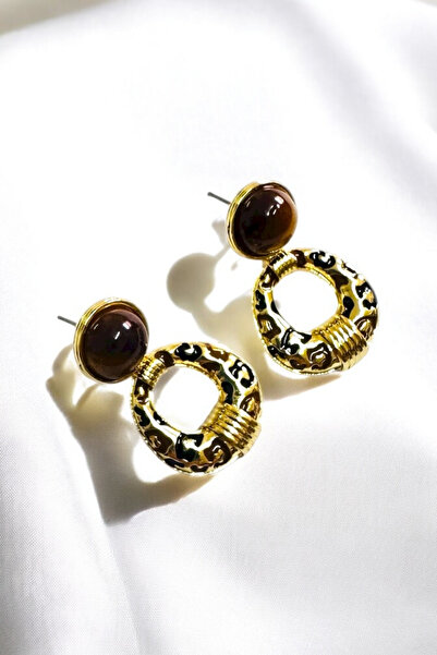 PETEK AKSESUAR Metal Sallantili Küpe