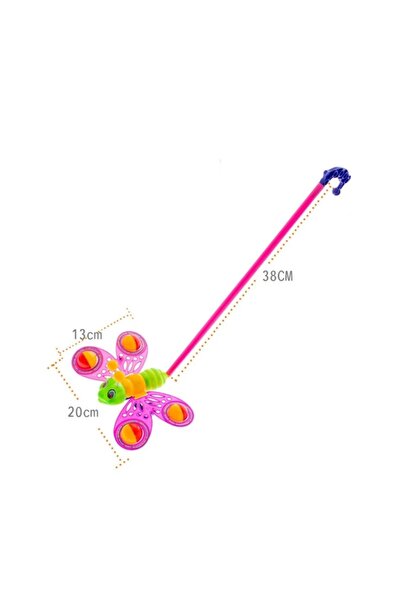 Generic لعبة مشاية أطفال تعمل بالدفع والسحب باليد
