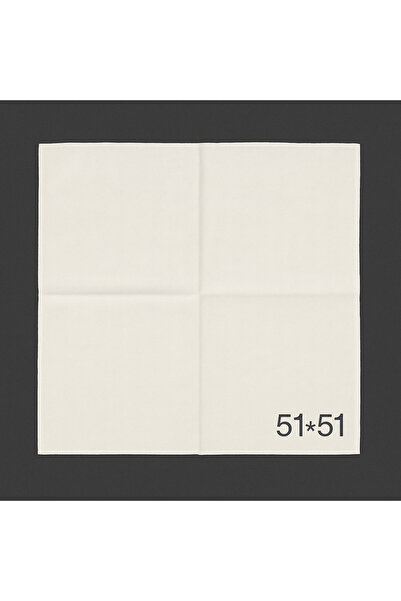 Sibel Günay Butik Eșarfă pătrată albă 25buc |   Bandana |   Unisex |   51*51