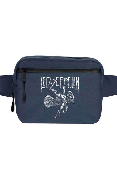 CrowsGate حقيبة الخصر من ليد زيبلين فايلينج أنجل باللون الأزرق الداكن