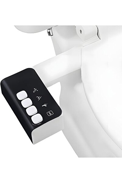 SMART GADGETS C&A Bideu Electric Pentru Vas WC, Slim,Alb-Negru