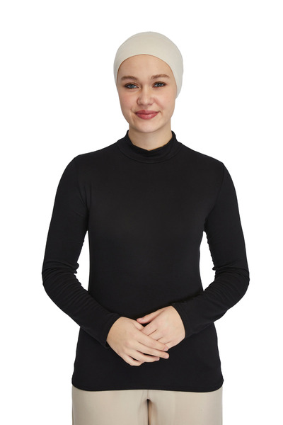 TRModam Women's Long Sleeve Turtleneck Organic Body – Stretchy, Breathable, B...