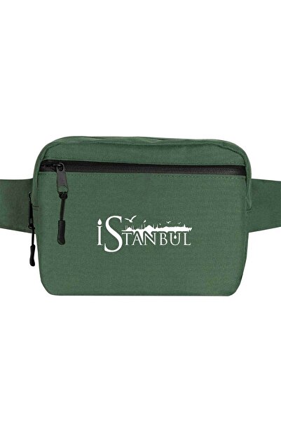 CrowsGate Istanbul Silhouette Waist Bag Green Color