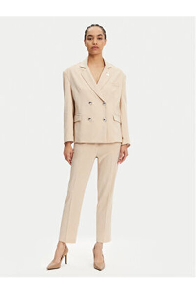 MARYLEY Γυναικεία παντελόνια chino 25EB571/21BE Μπεζ