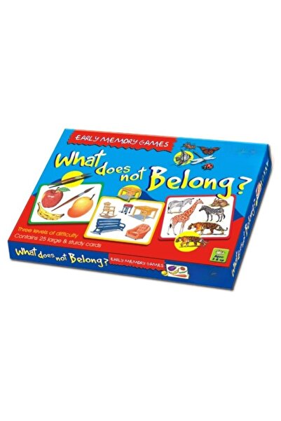 Generic المبدعون ما لا ينتمي - مجموعة ألغاز وأنشطة لألعاب الذاكرة المبكرة