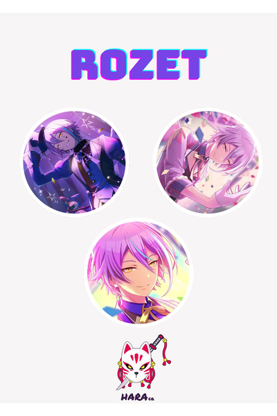 Hara Company Project SEKAI Animesi Kamishiro Rui Anime Rozet Seti 3’lü
