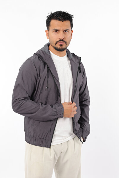 Rodrigo Men's Sports Seasonal Lined Hooded Waterproof Windproof Raincoat