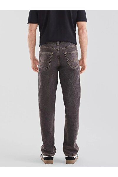 QS by s.Oliver Q/S by s.Oliver Men's Jeans, Loose Fit, Mid Waist, Straight Cut, Dark Grey